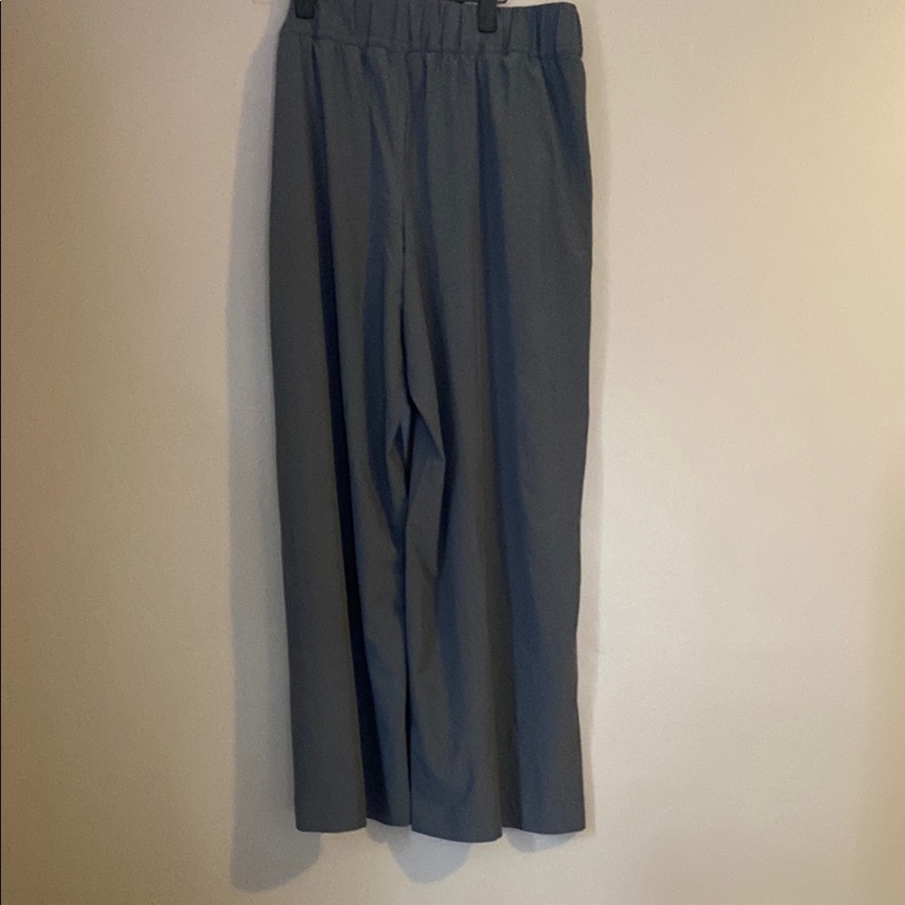Women's Active Light High-Rise Wide Leg Pants - All in Motion™ Dark Gray 1X - Picture 4 of 5
